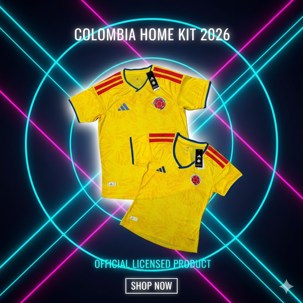 🔥 Camiseta Oficial de la Selección Colombia 2026 – Edición Limitada 🇨🇴