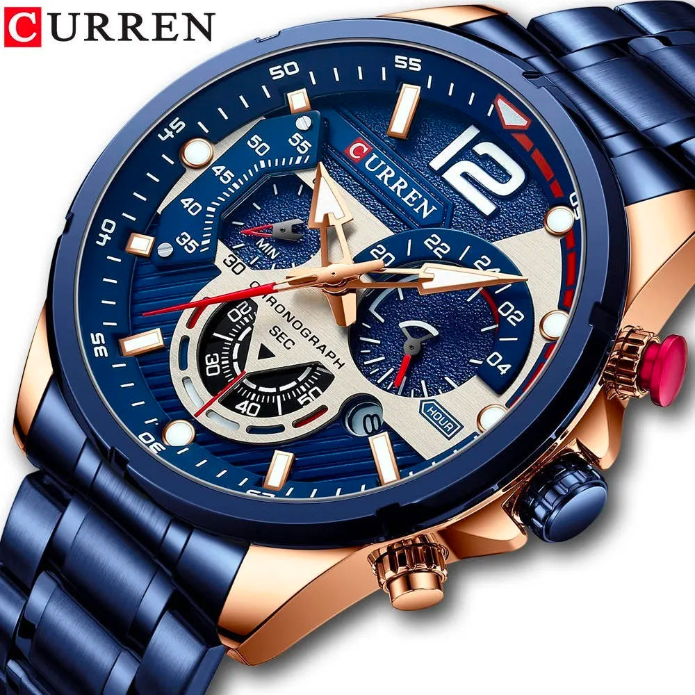 Reloj Curren Cronógrafo – el estilo que le faltaba a tu muñeca ⌚🔥