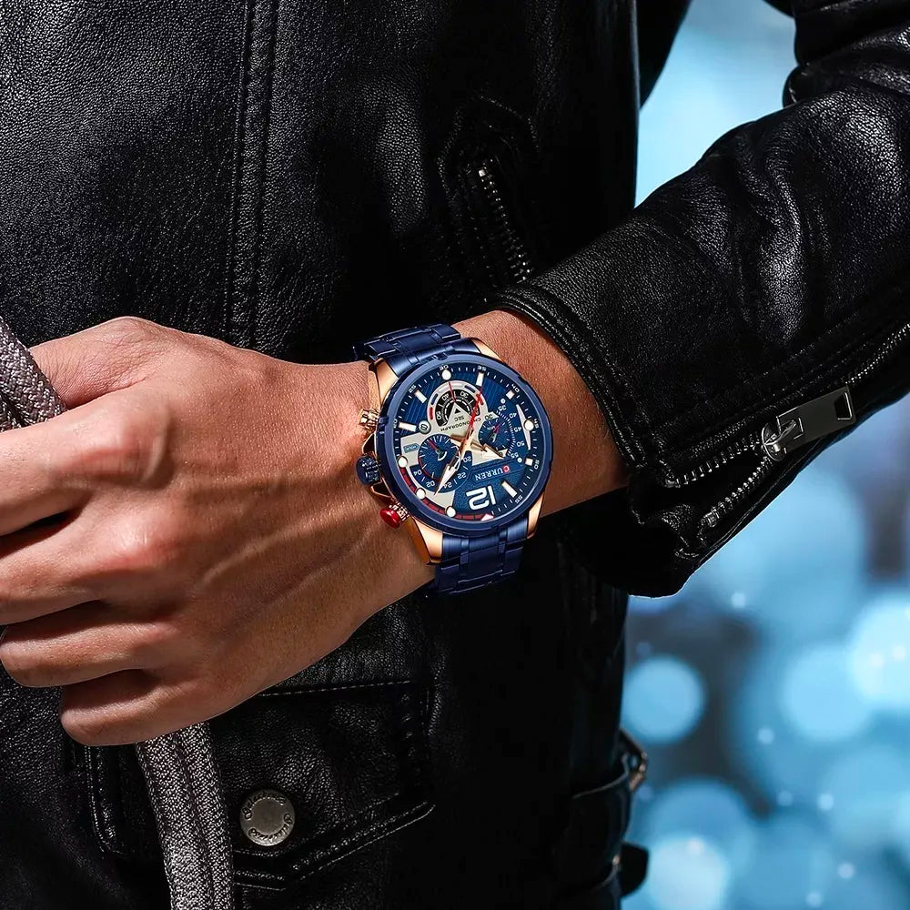 Reloj Curren Cronógrafo – el estilo que le faltaba a tu muñeca ⌚🔥