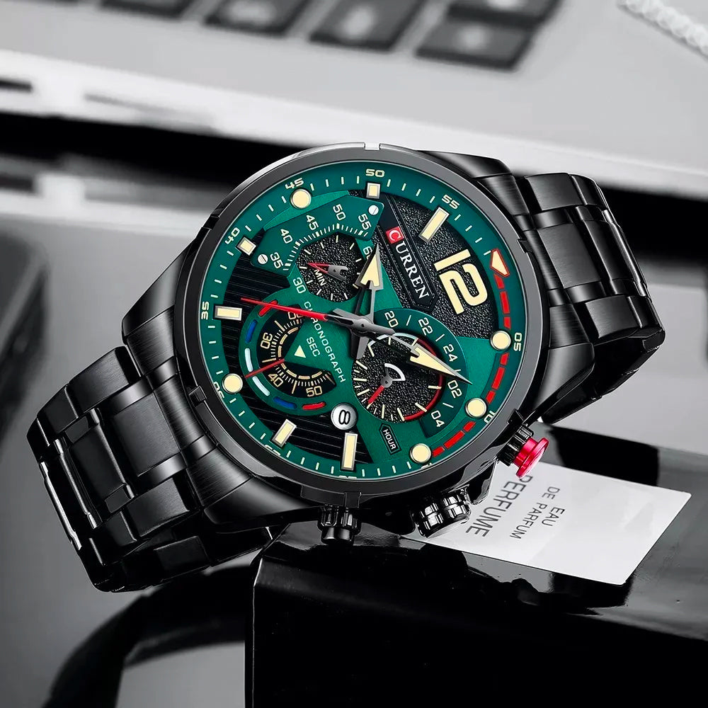 Reloj Curren Cronógrafo – el estilo que le faltaba a tu muñeca ⌚🔥