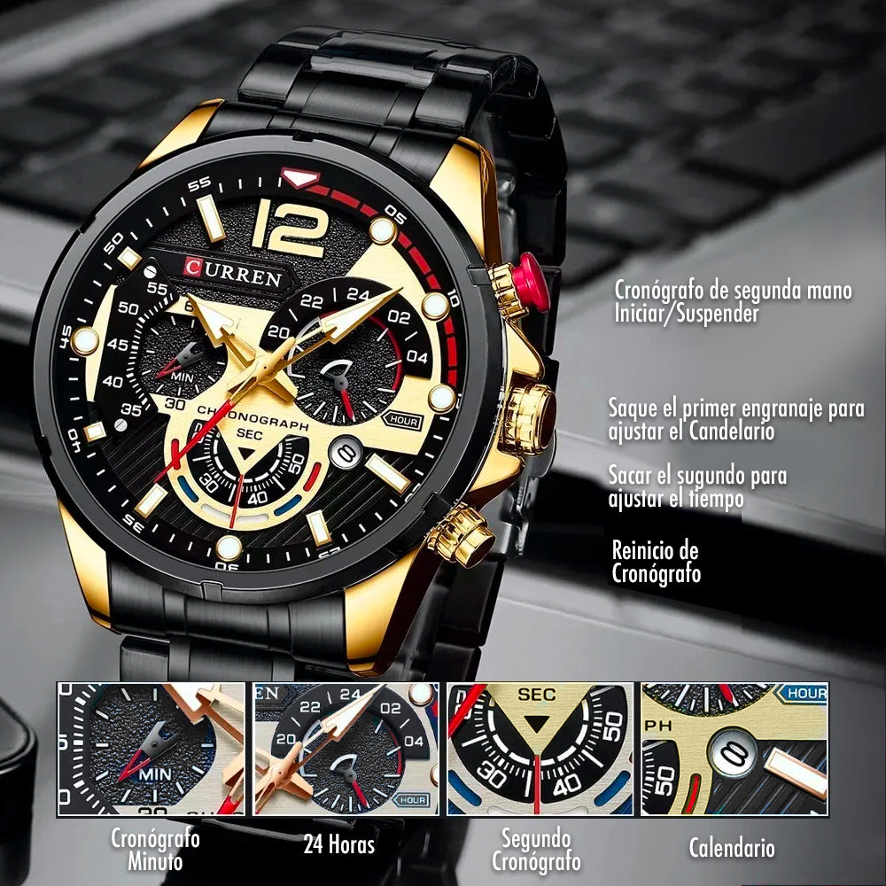 Reloj Curren Cronógrafo – el estilo que le faltaba a tu muñeca ⌚🔥